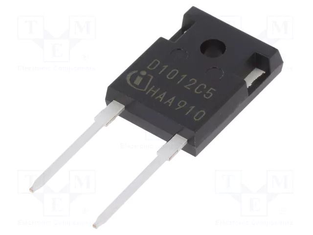 Diode: Schottky rectifying; SiC; THT; 1.2kV; 10A; TO247-2; 148W INFINEON TECHNOLOGIES IDWD10G120C5XKSA1