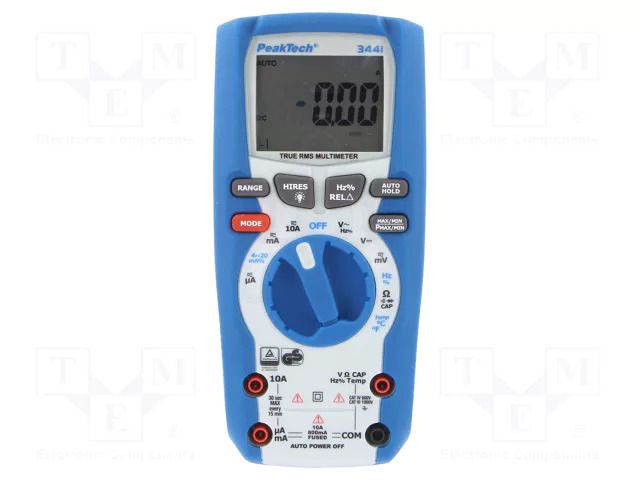 Digital multimeter; LCD; 4,75 digit (50000); True RMS; 50÷5kHz PEAKTECH PKT-P3441