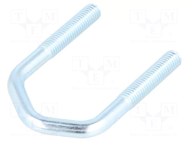 U-bolt; D; 1.25; steel; zinc; Thread len: 35mm; for antenna fixing DROMET D-CBTD.8.35