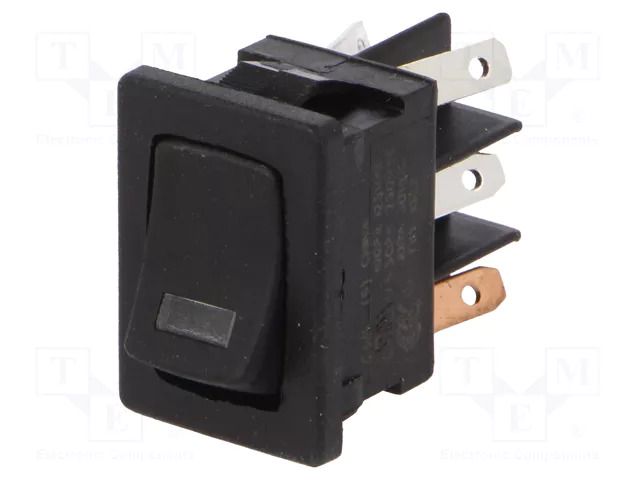 ROCKER; DPST; Pos: 2; ON-OFF; 10A/125VAC; black; LED; rectangular C&K DM64J72S205Q3