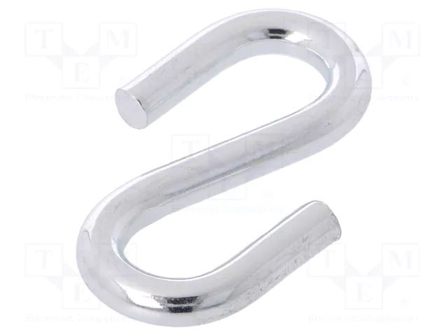 Quick link S type; steel; zinc; 6mm DROMET D-OUS.6