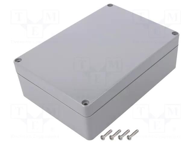 Enclosure: multipurpose; X: 121mm; Y: 171mm; Z: 55mm; ABS; dark grey GAINTA G313-IP67