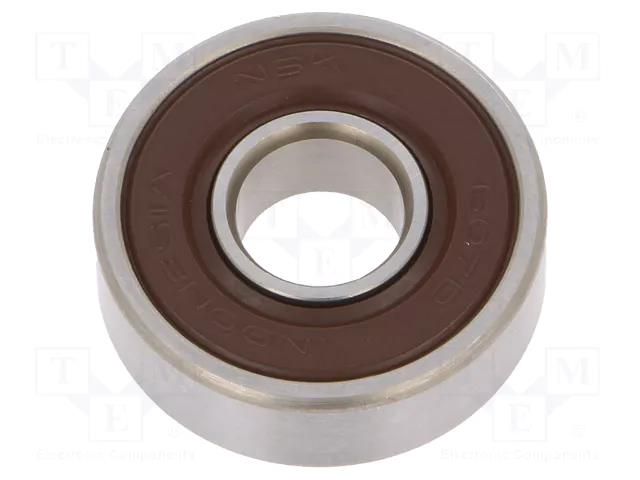 Bearing: ball; Øint: 7mm; Øout: 19mm; W: 6mm; bearing steel NSK NSK607-DDUM/C3