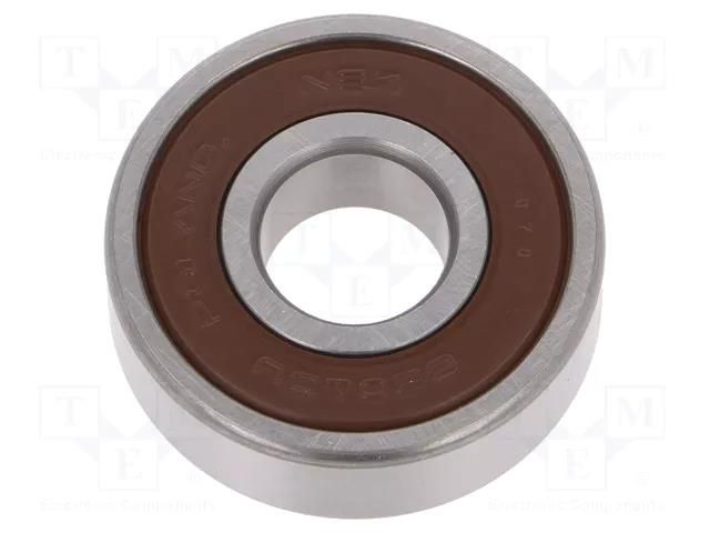 Bearing: ball; Øint: 12mm; Øout: 32mm; W: 10mm; bearing steel NSK NSK6201-DDU-CM