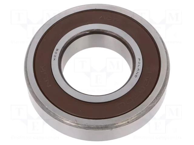 Bearing: ball; Øint: 35mm; Øout: 72mm; W: 17mm; bearing steel NSK NSK6207-DDU-CM