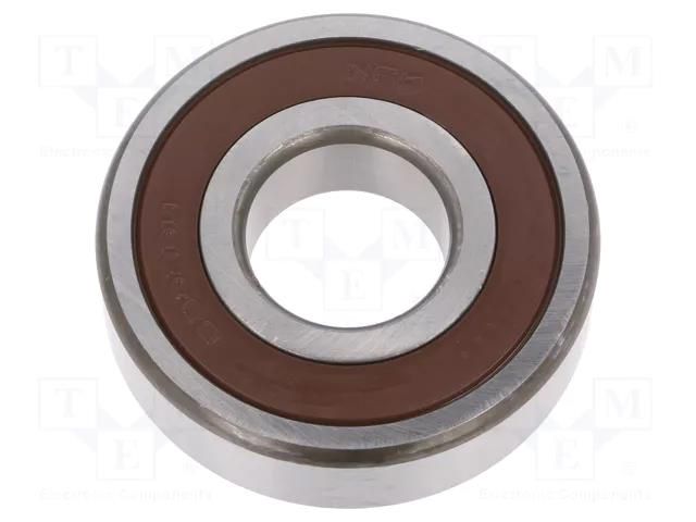 Bearing: ball; Øint: 25mm; Øout: 62mm; W: 17mm; bearing steel NSK NSK6305-DDU/C3-E