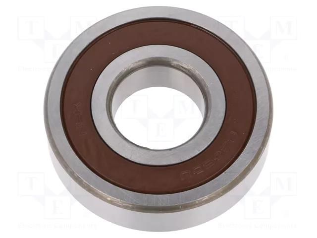 Bearing: ball; Øint: 25mm; Øout: 62mm; W: 17mm; bearing steel NSK NSK6305-DDU-CM