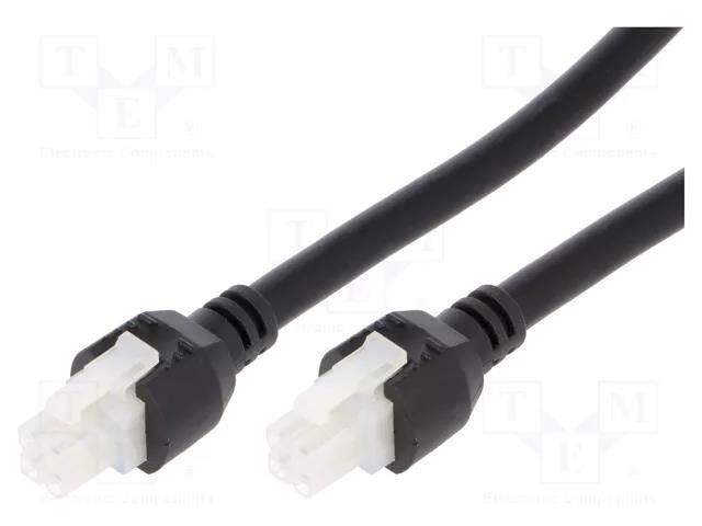 Cable; female; PIN: 4; Len: 2m; 300V; 7.5A; Insulation: PVC; tinned MOLEX MX-245135-0420