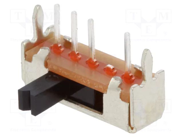 Switch: slide; Pos: 3; SP3T; 0.1A/12VDC; ON-ON-ON; THT; OS; -30÷70°C C&K OS103011MA7QP1