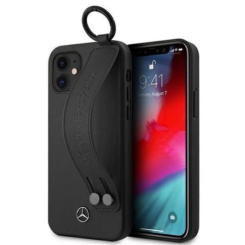 Mercedes Strap Line Case for iPhone 12 mini - Black, Mercedes 3700740483862 3700740483862