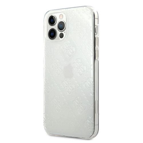 Guess GUHCP12L3D4GTR iPhone 12 Pro Max 6.7&quot; transparent hardcase 4G 3D Pattern Collection, Guess 3700740481059 3700740481059