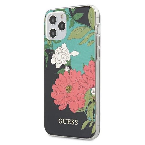 Guess GUHCP12LIMLFL01 iPhone 12 Pro Max 6.7&quot; black/black N°1 Flower Collection, Guess 3700740482100 3700740482100