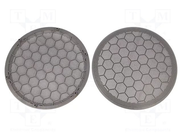 Loudspeaker grille; 165mm; Seat,VW; grey; 2pcs. 4CARMEDIA RAM-20.210/K-GR