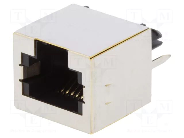 Connector: RJ12; socket; PIN: 6; shielded; 6p6c; THT; straight ENCITECH RJJ66NFVS