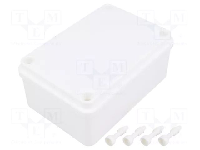 Enclosure: multipurpose; X: 80mm; Y: 120mm; Z: 50mm; ABS,polystyrene PAWBOL PW-S-BOX216B