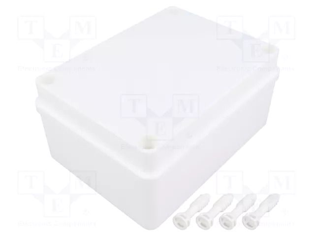 Enclosure: multipurpose; X: 110mm; Y: 150mm; Z: 70mm; white; IP65 PAWBOL PW-S-BOX316B