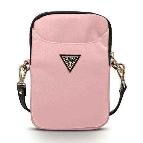 Guess Handbag GUPBNTMLLP pink/pink Nylon Triangle Logo, Guess 3700740491225 3700740491225