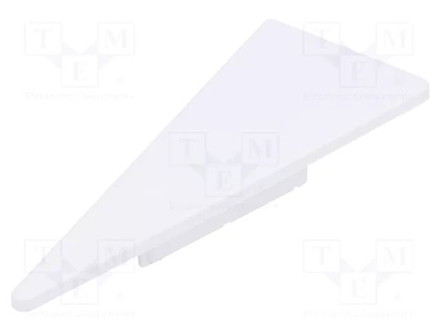 Cap for LED profiles; white; 2pcs; ABS; WALLE12 TOPMET TOP-B8900001