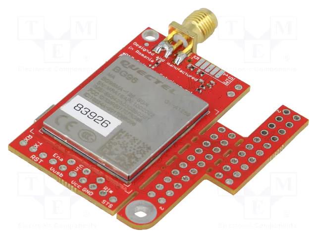 Expansion board; UART,USB; EGPRS,GNSS,LTE Cat M1,NB-IoT R&D SOFTWARE SOLUTIONS UGSM219-BG96-SMA