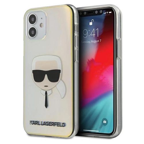 Karl Lagerfeld KLHCP12SPCKHML iPhone 12 mini 5,4" multicolor hardcase Iridescent Karl`s Head, Karl Lagerfeld 3700740482926 3700740482926