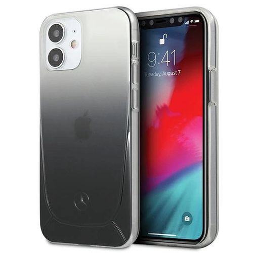 Mercedes Transparent Line Case for iPhone 12 mini - Black, Mercedes 3700740483534 3700740483534