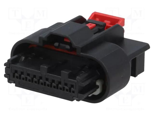 Connector: automotive; plug; female; Mini50 Sealed; PIN: 10; black MOLEX MX-34967-1001