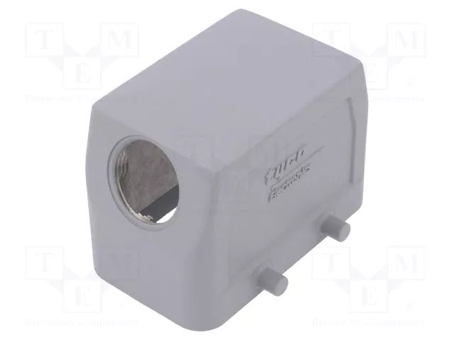 Enclosure for connectors: HDC; size 4; for cable; angled; PG16 TE Connectivity HTS-1-1102261-6