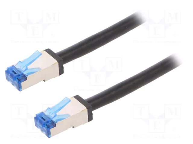 Patch cord; RJ45 plug,both sides; S/FTP; 6a; stranded; Cu; PE; 5m LOGILINK CQ7073S