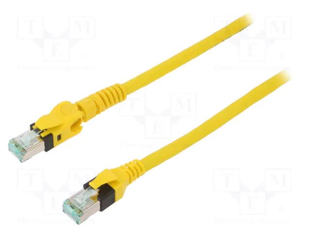 Patch cord; RJ45 plug,RJ45 plug movable left/right ±90°; S/FTP HARTING 09488547745030