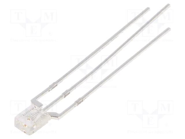 LED; red/green; rectangular; 2x3.2x4.15mm; bicolour; 500÷750mcd OPTOSUPPLY OSRPMC7BA1B