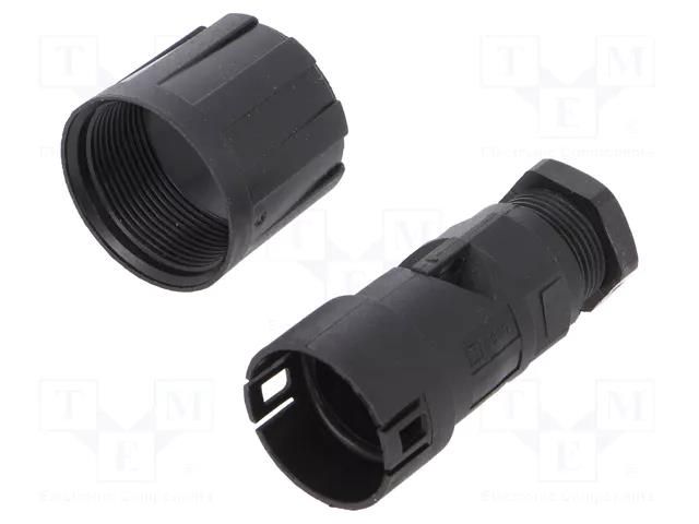 Enclosure for connectors: circular; internal thread; for cable BULGIN PX0800