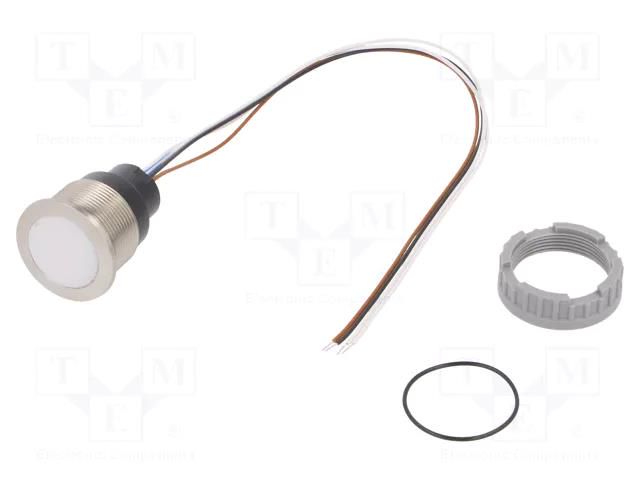 Switch: capacitive; Pos: 2; SPST; 0.1A/42VAC; 0.1A/60VDC; IP67; CPS SCHURTER 3-101-426
