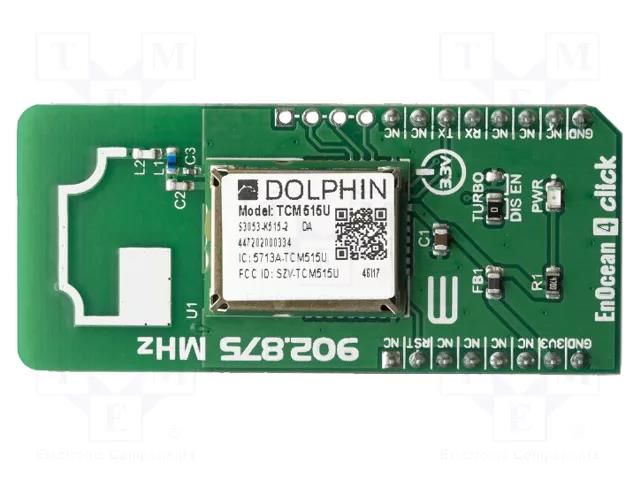 Click board; prototype board; Comp: TCM515U; RF transceiver MIKROE MIKROE-3637