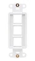 CENTRE PLATE INSERT, DECORA STYLE, WHITE N042D-003V-WH