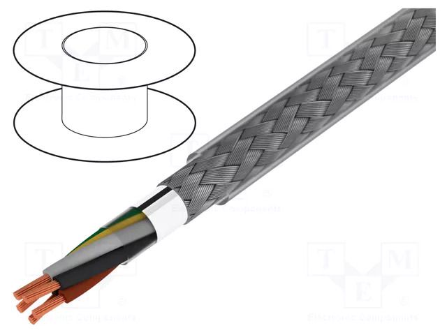 Wire; BiTservo 2XSLCY-J; 4G6mm2; stranded; Cu; PVC; transparent BITNER BITNER-IP0053