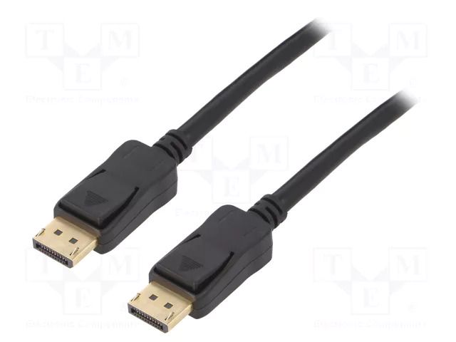 Cable; DisplayPort plug,both sides; DisplayPort 1.2; 15m; black LOGILINK CV0113