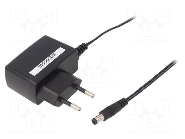 Power supply: switching; mains,plug-in; 12VDC; 0.5A; 6W; 73.4% CELLEVIA POWER CLW-0612-W2E-EA