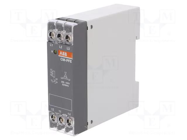 Voltage monitoring relay; phase sequence,phase failure; CM-PFE ABB 1SVR550824R9100