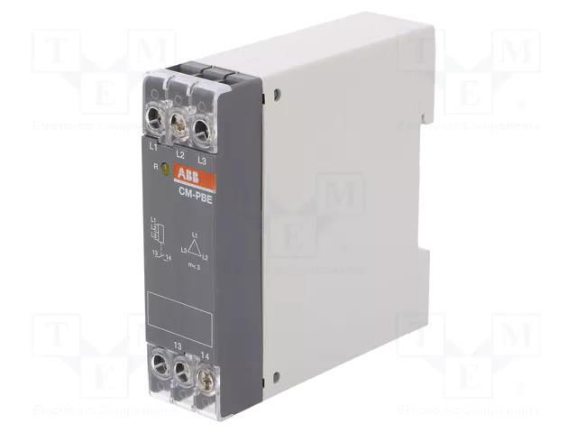 Voltage monitoring relay; phase failure; for DIN rail mounting ABB 1SVR550882R9500