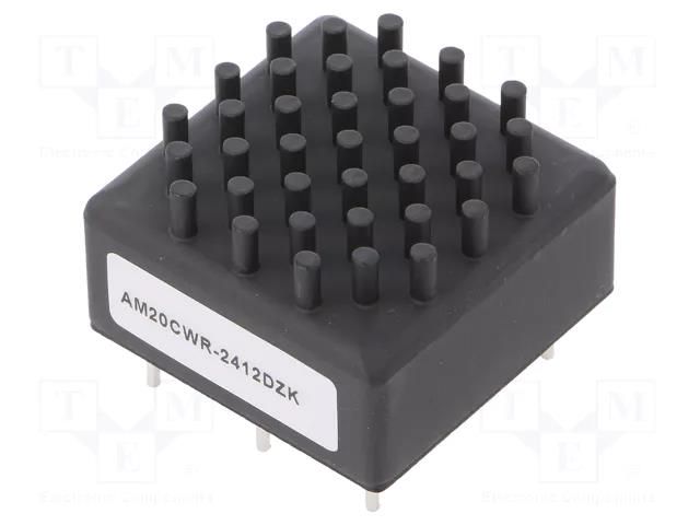 Converter: DC/DC; 20W; Uin: 13÷70VDC; Uout: 12VDC; Uout2: -12VDC AIMTEC AM20CWR-2412DZK