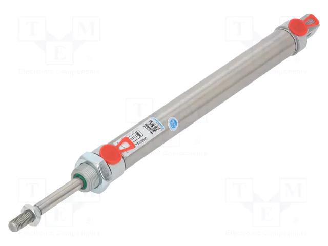 Round cylinder; Piston diam: 16mm; Piston stroke: 50mm; 1÷10bar PNEUMAT DNM016.0050