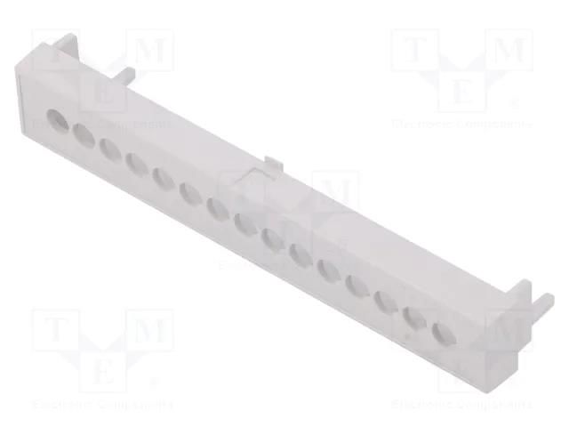Terminals cover; 5M Modulbox One; grey; Holes no: 15; 5.08mm ITALTRONIC IT-P05050201T