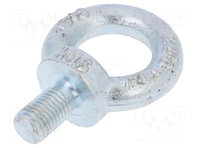 Lifting eye bolt; M16x27; Head: eye; steel; zinc; DIN 580; 35mm DROMET D-SZU16