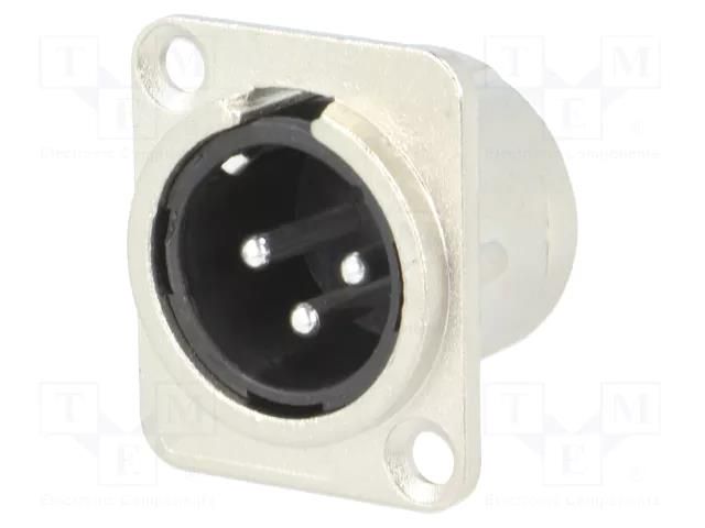 Connector: XLR; socket; male; PIN: 3; additional earthing terminal CLIFF FC61905N