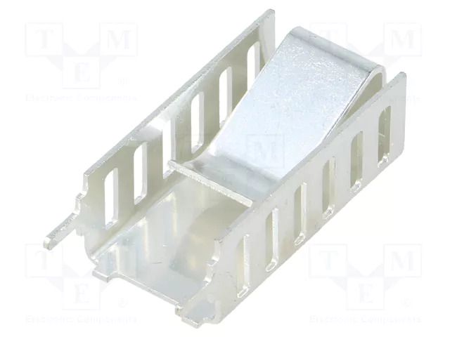 Heatsink: moulded; L: 25mm; W: 13mm; H: 9mm; 23.6K/W; copper; clip-on FISCHER ELEKTRONIK FK260