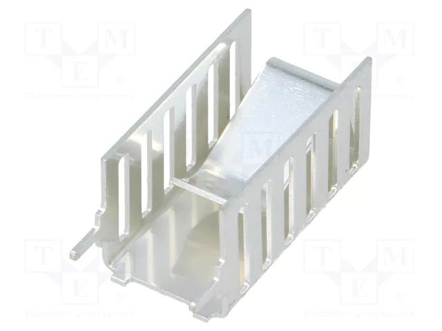 Heatsink: moulded; L: 25mm; W: 13mm; H: 13mm; 23K/W; copper; clip-on FISCHER ELEKTRONIK FK262