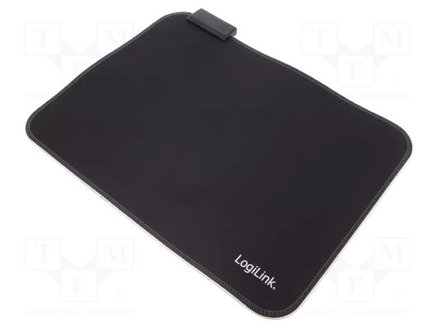 Pad; black; mouse; with LED; 350x260mm LOGILINK ID0183