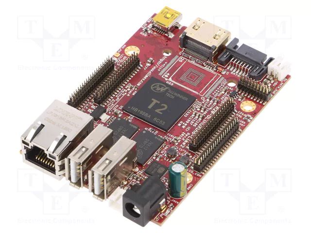 Single-board computer; Cortex A7; 2kBEEPROM,1GBRAM; 5VDC; DDR3 OLIMEX T2-OLX-LIME2-I