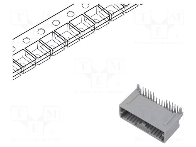 Connector: automotive; socket; male; Mini50; PIN: 24; angled 90° MOLEX MX-34826-8241