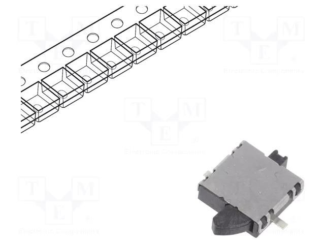 Switch: detecting; Pos: 2; SPST; 0.01A/5VDC; 500mΩ; 0.39N; 1.7mm PANASONIC ESE31L11T